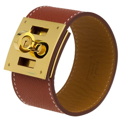 hermes gold leather bracelet|hermes bracelet leather women's.